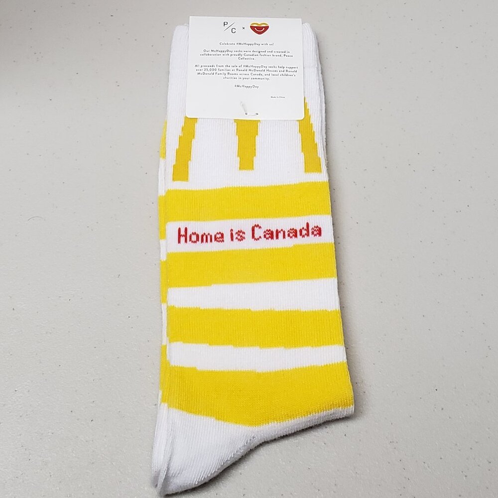 McDonald's McHappy Day Socks (Home Is Canada)